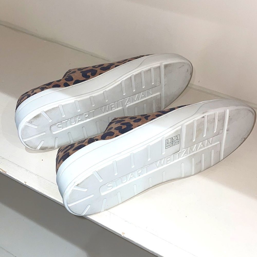 Stuart Weitzman Sammy Cheetah Suede Low Top Sneak… - image 7